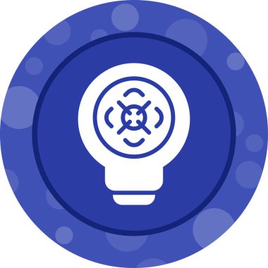 Ampul. Web simgesi basit tasarım