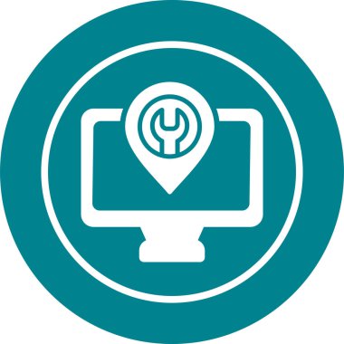  Bilgisayar web simge vektör çizim