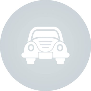 araba web simgesi. Vektör illüstrasyonu