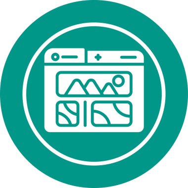 Mutfak simgesinin vektör çizimi