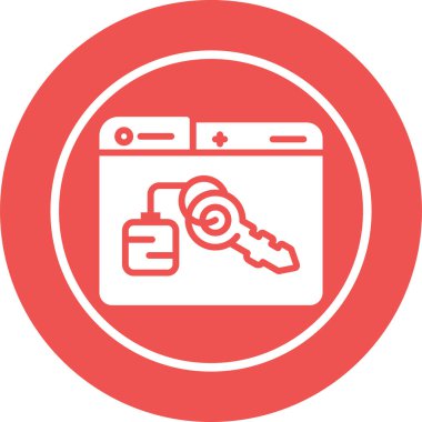 Kredi kartları düz yuvarlak vektör simgesi