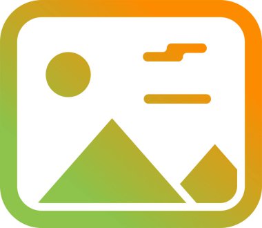 Bir yol simgesinin vektör illüstrasyonu