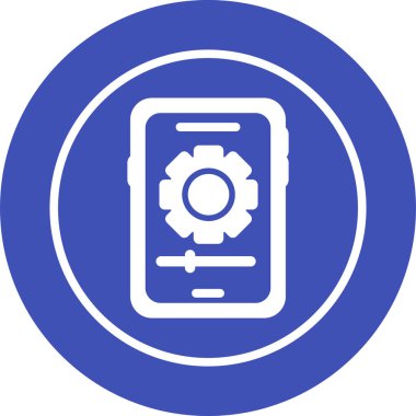 Smartphone Ayarları Web simgesi çizimi