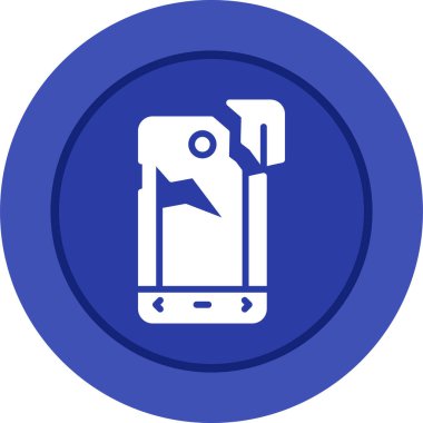 Vektör telefon simgesi illüstrasyonu