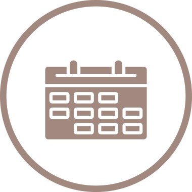 Takvim web simge vektör çizim