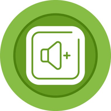 Tek bir izole müzik simgesinin vektör çizimi