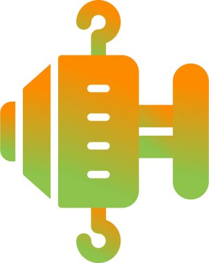 dambıllar web simgesi, basit vektör illüstrasyonu