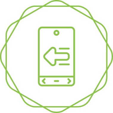 Vektör Mobil simge illüstrasyonu