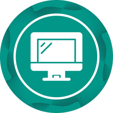  Bilgisayar web simge vektör çizim