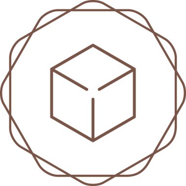 Modern bir simgenin vektör illüstrasyonu