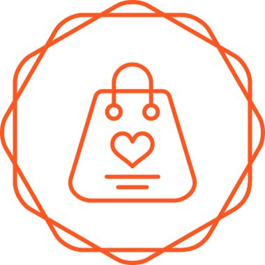 kalp simgesi modada izole edilmiş arkaplan