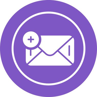 Vektör E- posta simgesi illüstrasyonu