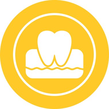 diş bakımı vektör simgesi