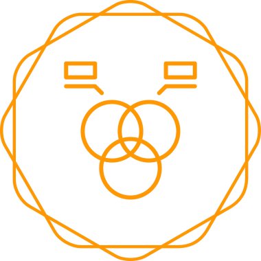 Şirin bir çizgi film karakterinin vektör çizimi