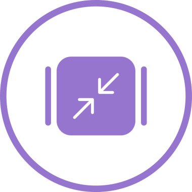 Yön ok simgesi, vektör illüstrasyonu