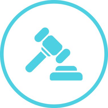 adalet simgesi vektör illüstrasyonu