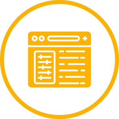 ayarları web simge vektör çizim 