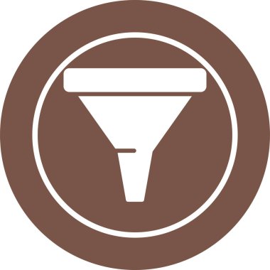 Web simgesi vektör illüstrasyonu filtreleniyor