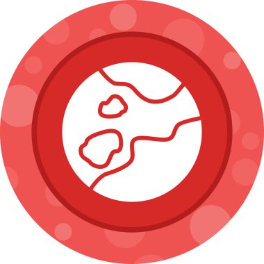 Virüs ikonu vektör illüstrasyonu