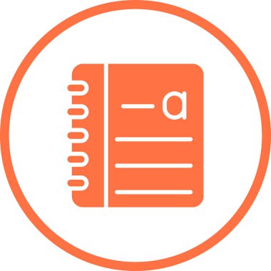 Belge. Web simgesi basit illüstrasyon