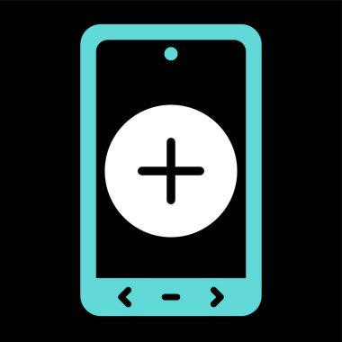 akıllı telefon simgesi vektör illüstrasyonu