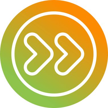 Güzel Ok Aşağı Glyph Vektör Simgesi