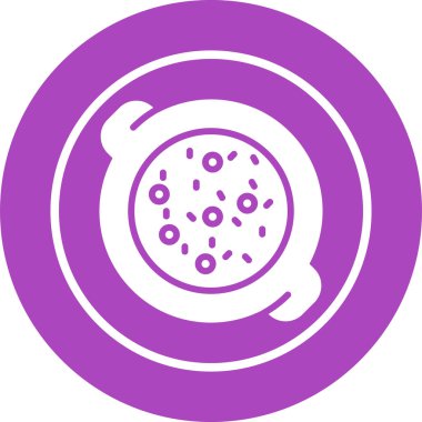 Bir besin simgesinin vektör illüstrasyonu