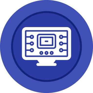 seo modern simgesinin vektör illüstrasyonu