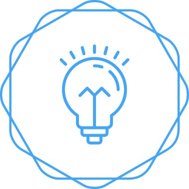 ampul simgesi vektör illüstrasyonu