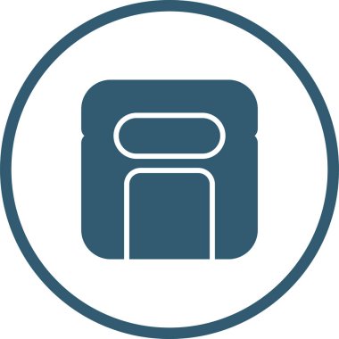 Mobilyaların vektör simgesi ve güzel bir lamba