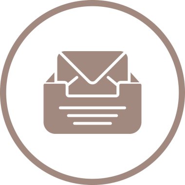 zarf web simgesi vektör illüstrasyonu 