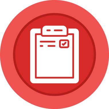 belge simgesi vektör illüstrasyonu