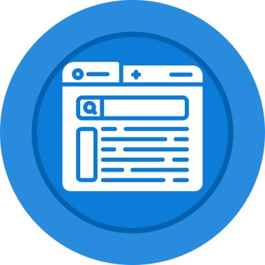 Web tasarım vektörü simgesi