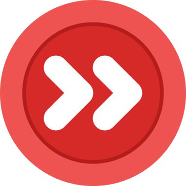 ok işareti simgesi, vektör çizimi