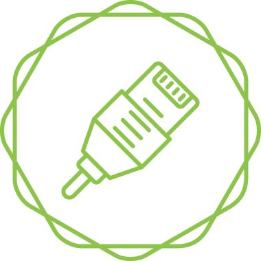 Fiş. Web simgesi basit illüstrasyon