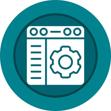 Tarayıcı Ayarları Web simgesi çizimi