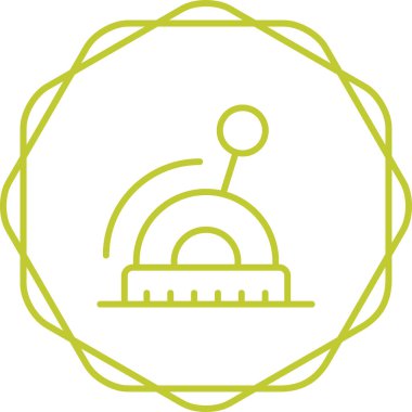 Bir çan simgesinin vektör illüstrasyonu