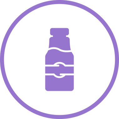 şişe simgesi vektör illüstrasyonu