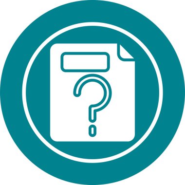 Soru işareti vektör illüstrasyonu