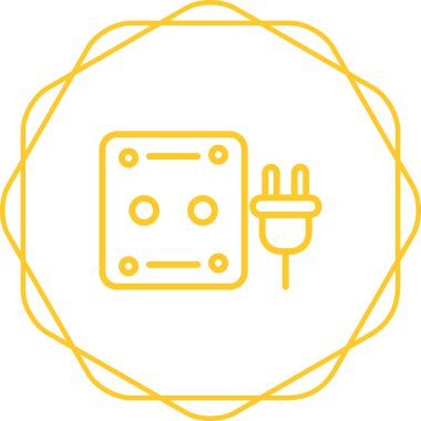 Cpu simge vektör illüstrasyonu