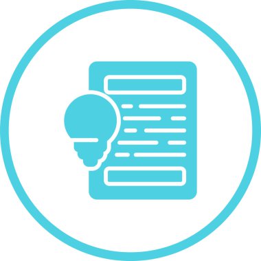 Belge. Web simgesi basit illüstrasyon