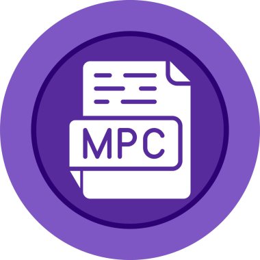 MPC web simgesi vektör illüstrasyonu