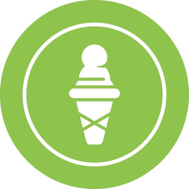 dondurma vektör simgesi