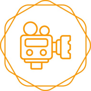 kamera simgesi vektör illüstrasyonu