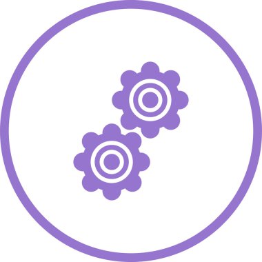 ayarları web simge vektör çizim 