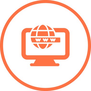  Bilgisayar web simge vektör çizim