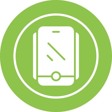 Eşsiz akıllı telefon vektör çizgisi simgesi