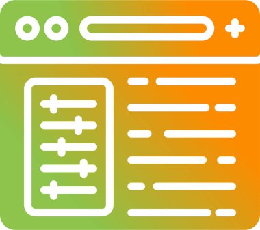 ayarları web simge vektör çizim 