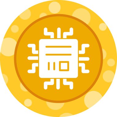 bitcoin. Web simgesi basit illüstrasyon