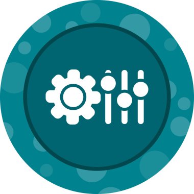 ayarları web simge vektör çizim 